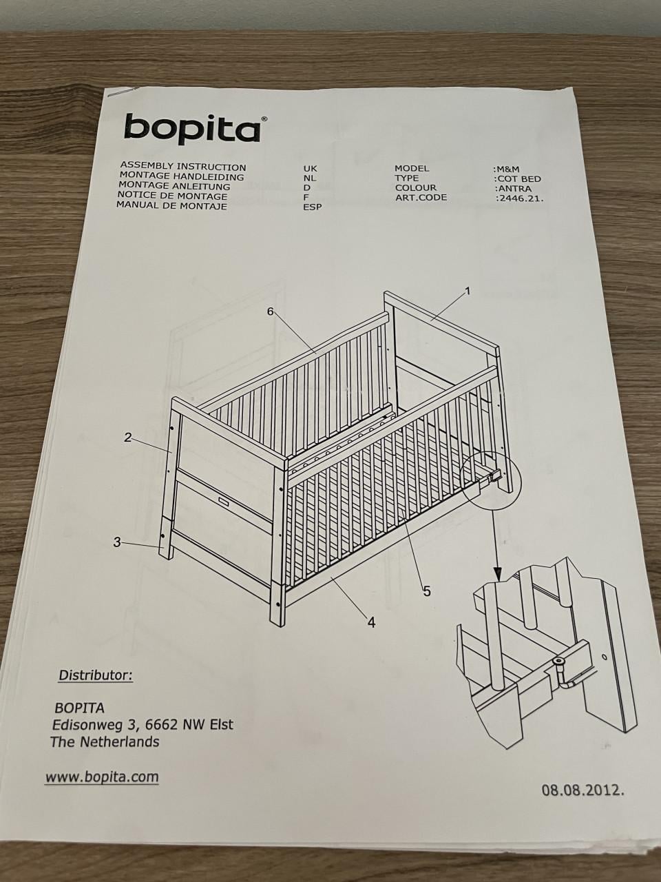Bopita ledikant 140x70