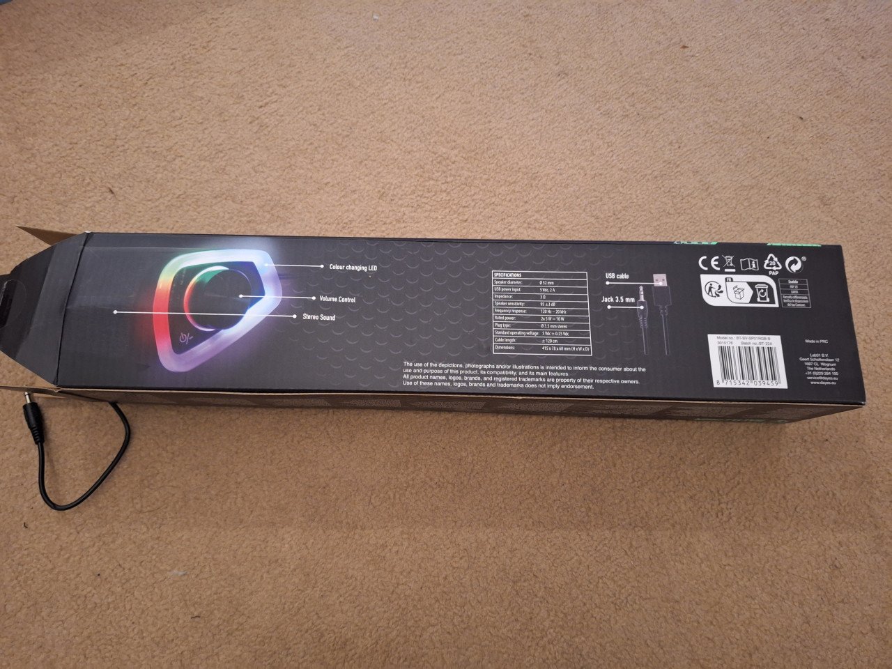 Gaming set, Curved monitor + Soundbar + Monitorarm