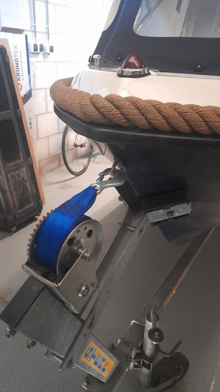 PL-Sylas polyester consoleboot compleet met motor, trailer & accessoires