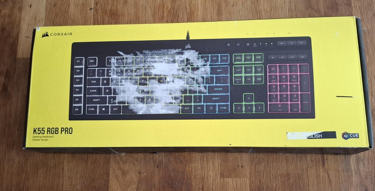 Corsair k55 rgb pro gaming toetsenbord