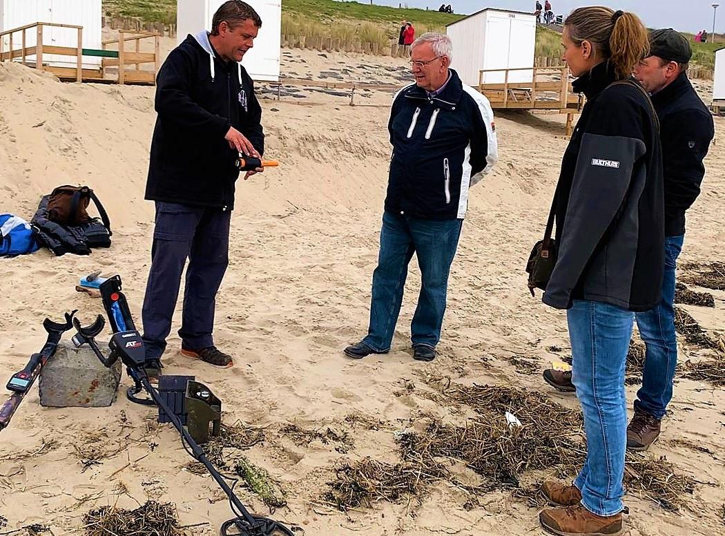 Cursusdagen metaaldetectie voor op strand- en landlocaties