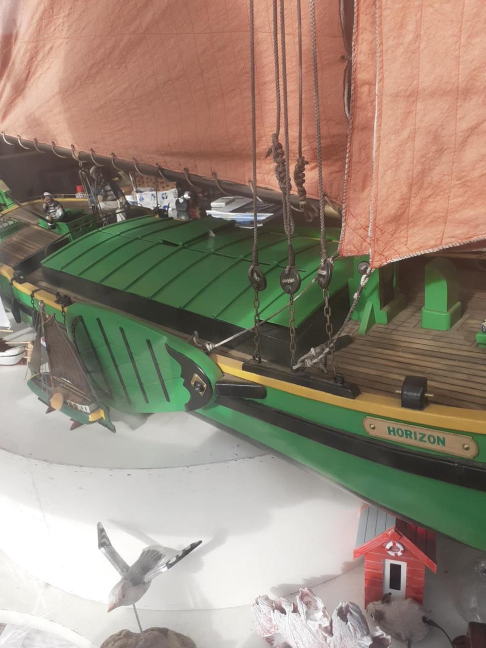 Groot scheepsmodel zeilschip Paviljoenpoon 160 cm