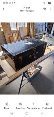 Oude hutkoffer