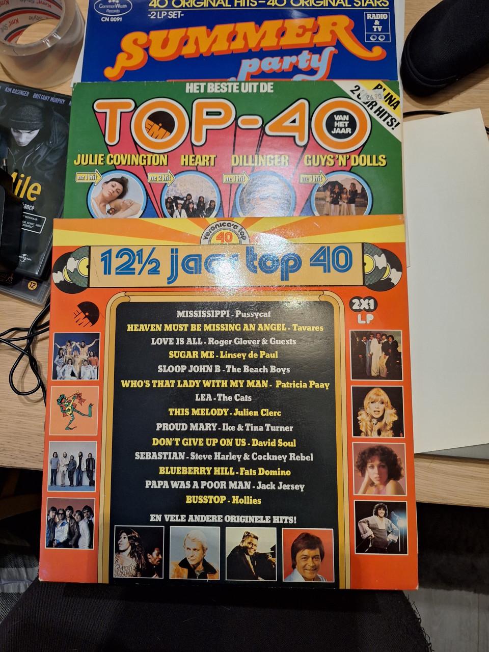 Verzamel lp s jaren 60 70 80