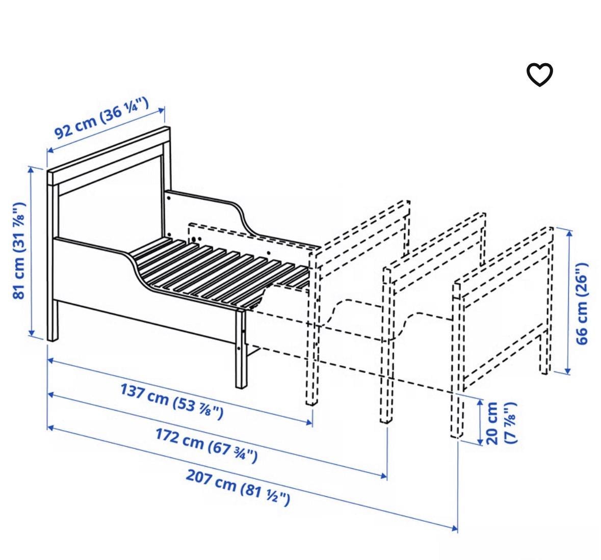 Doorgroeiledikant incl, matras en lattenbodem