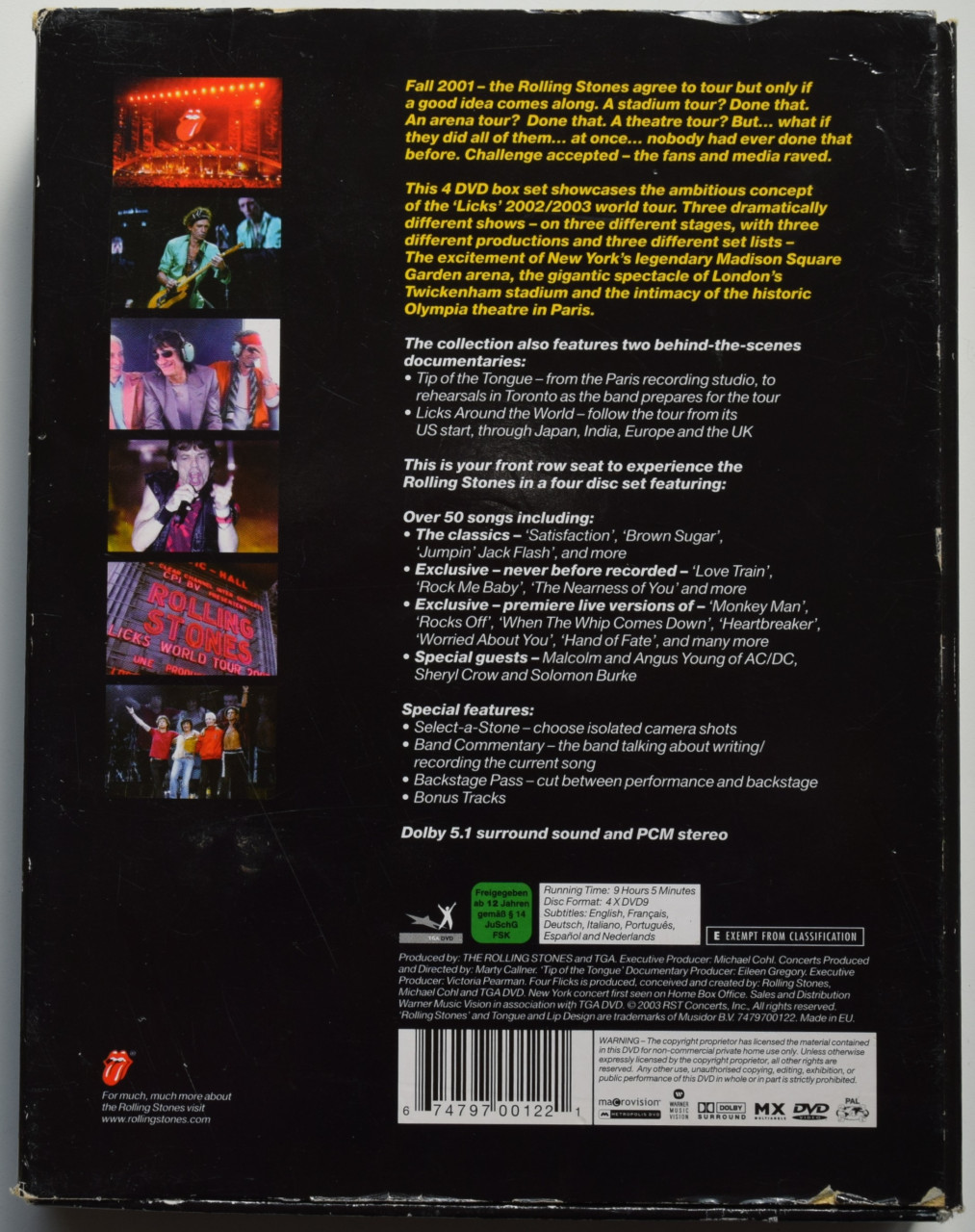 The Rolling Stones – Four Flicks Tour.