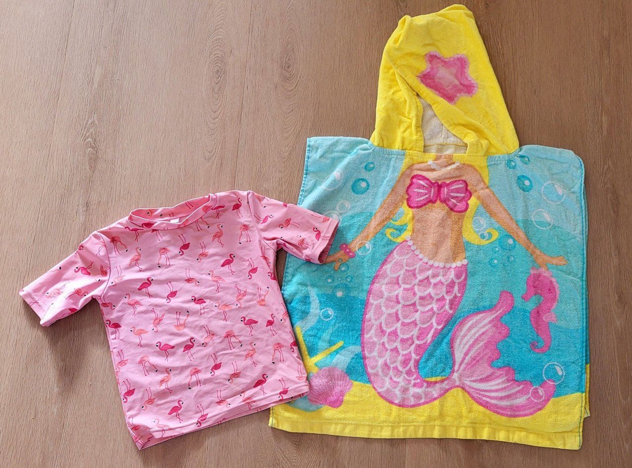 UV shirt + poncho 110-116