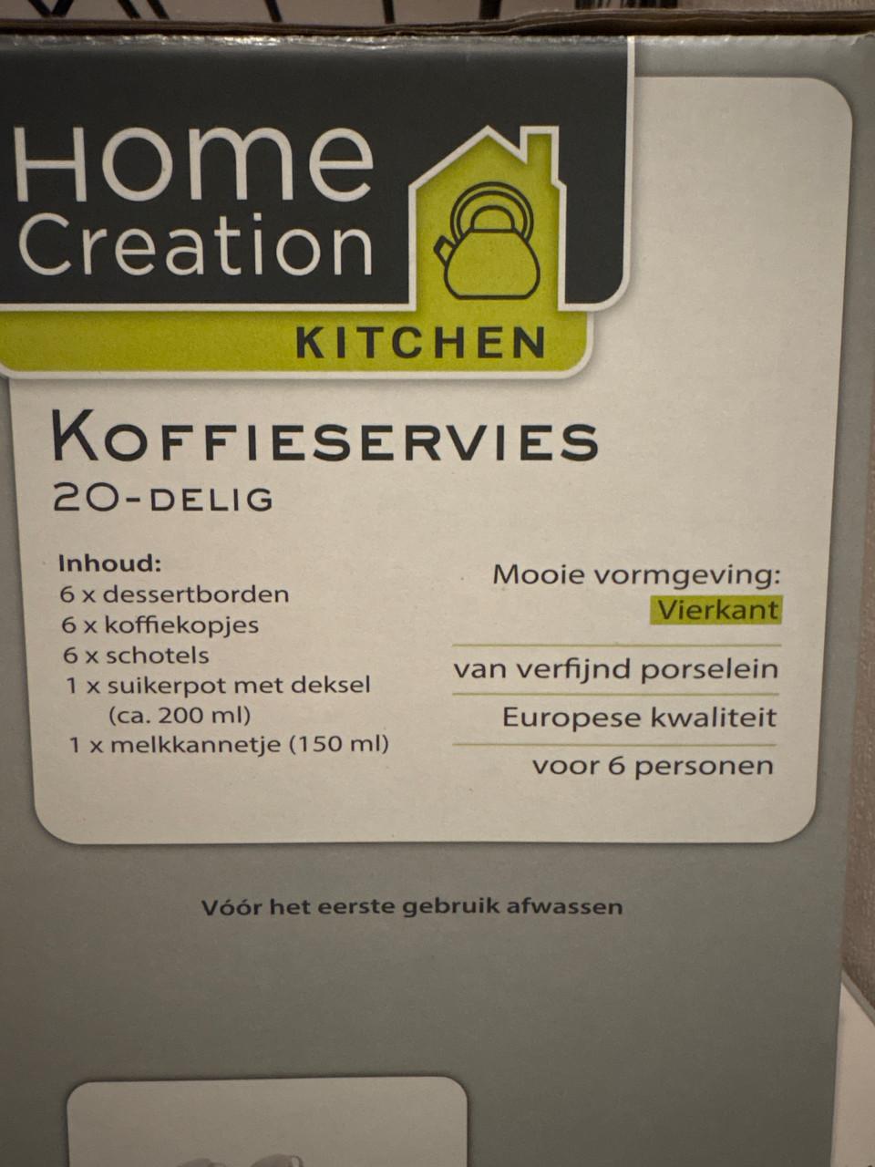 Koffie- en tafelservies