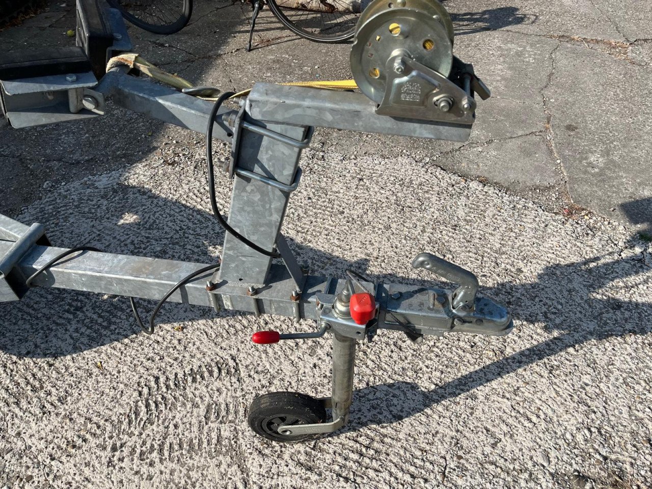Trailer pega voor een boot van 4meter