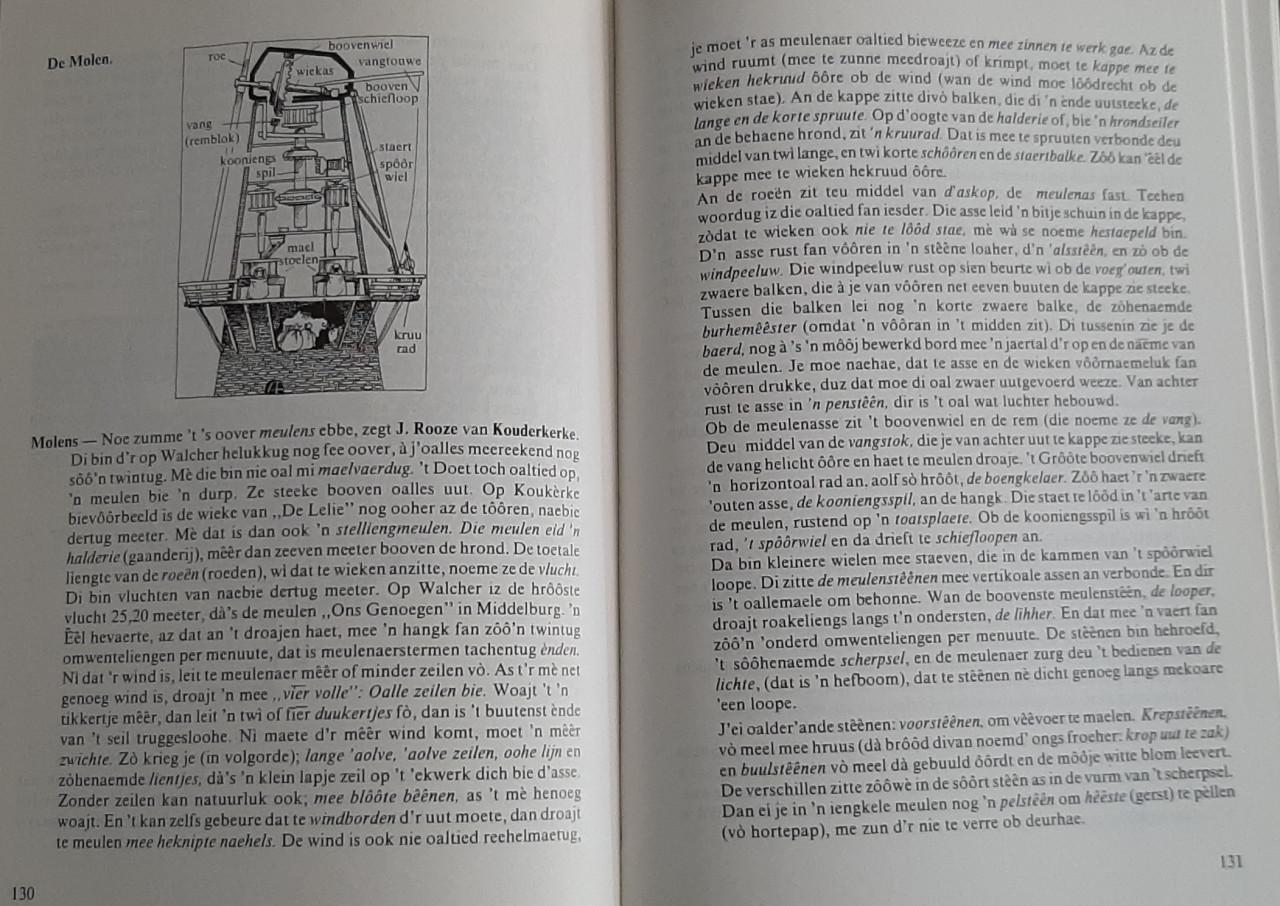 Dialect op Walcheren, door E.J. van den Broecke-de Man en A. Francke