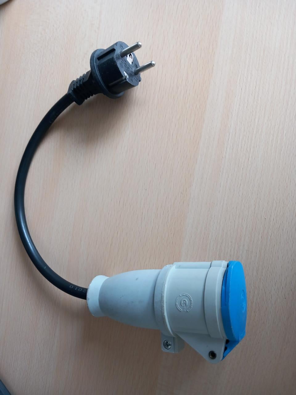 CEE stekker Blauw