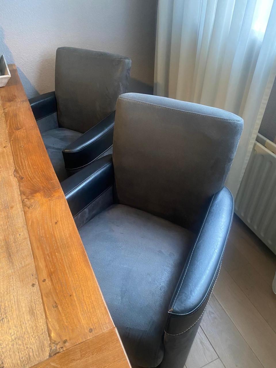 4x eetkamerstoel antraciet