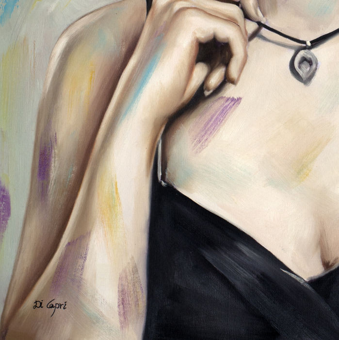 " Marilyn Monroe " Olieverfschilderij van Eran Di Capri