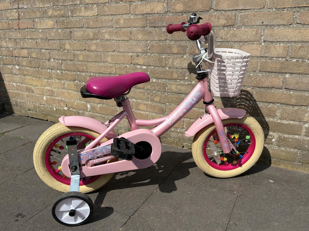 Meisjesfiets 12 inch inclusief zijwieltjes