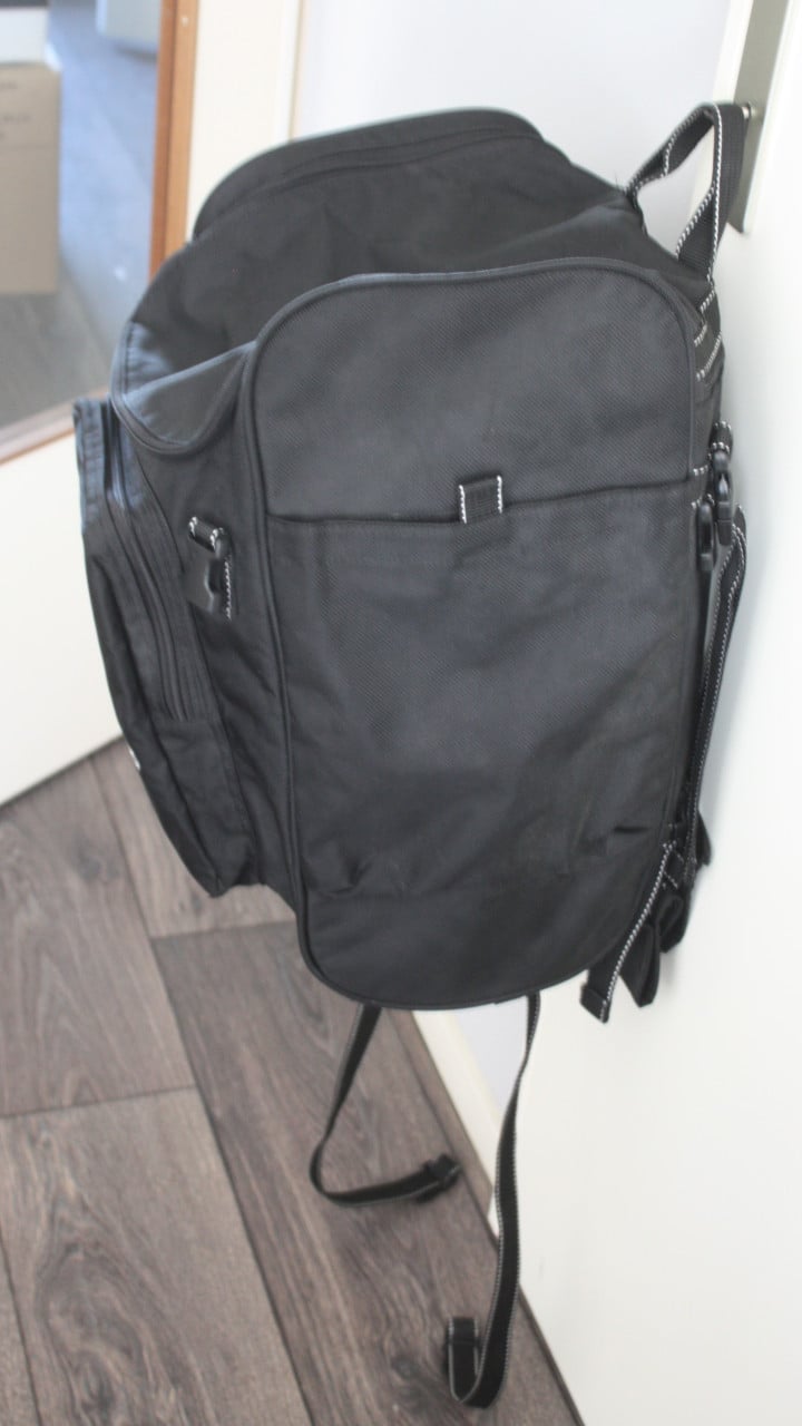 IXS Custom Pack sissy bar motor tas