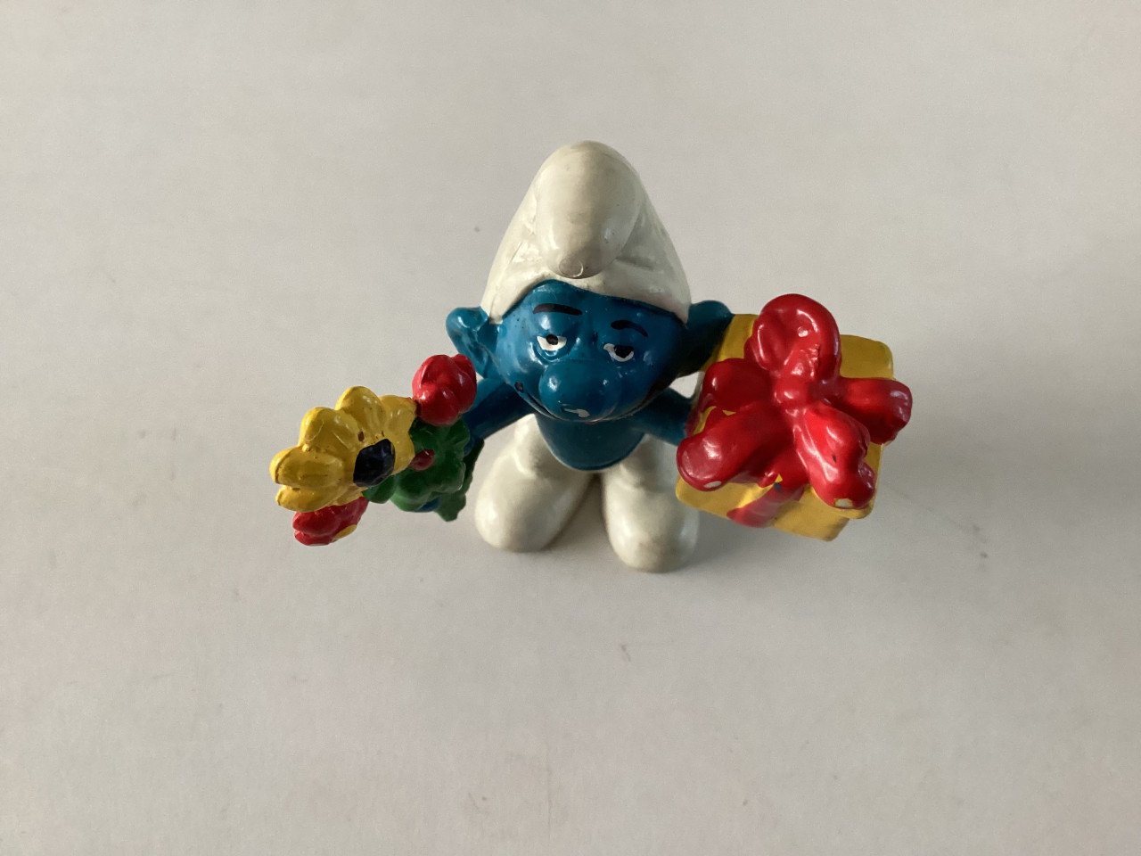 Heel veel verschillende Smurfen.  Schleich/Peyo.  Rubber.  +/- 5 cm hoog.