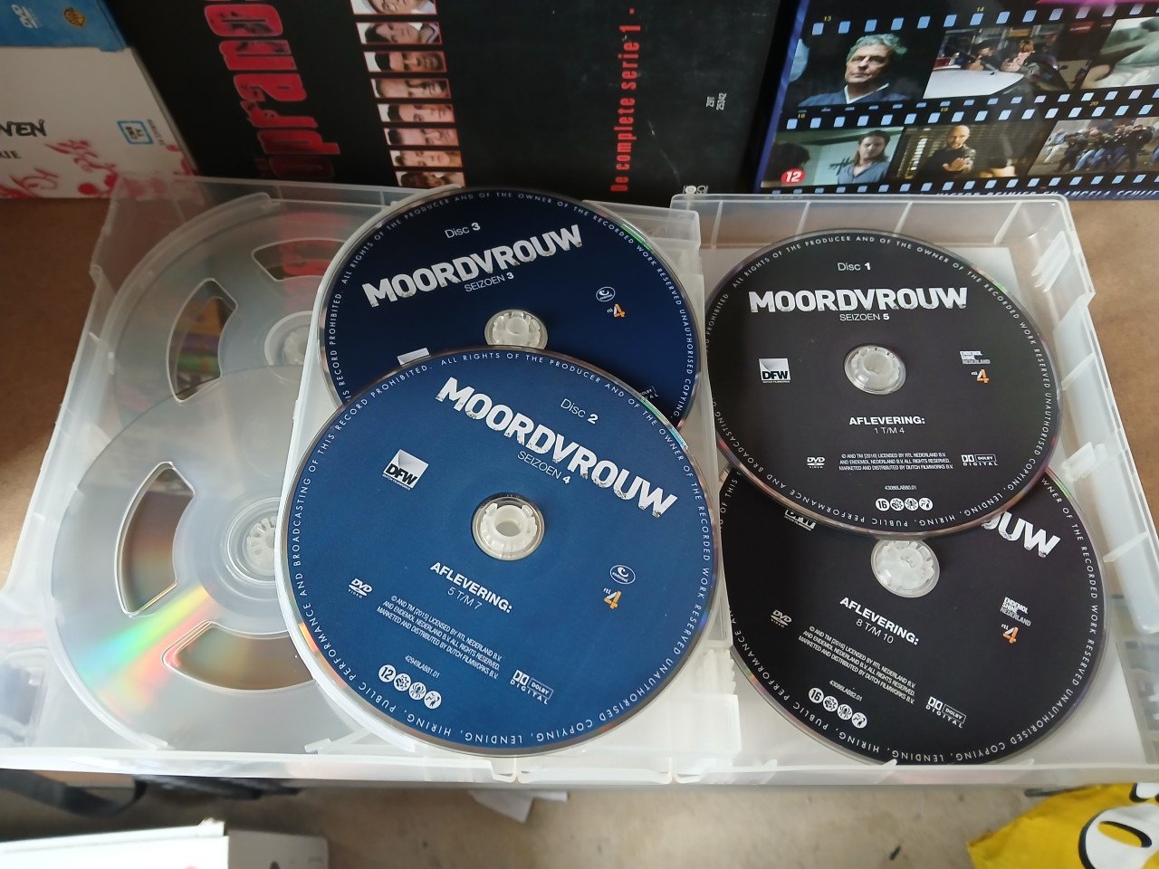 Moordvrouw 1 - 6 dvd