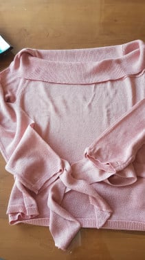 Off shoulders shirt maat 40/42