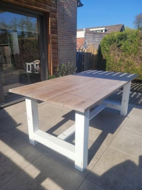 EIKEN TUINTAFEL 180 / 200 / X 78 NIEUW IN VERPAKKING