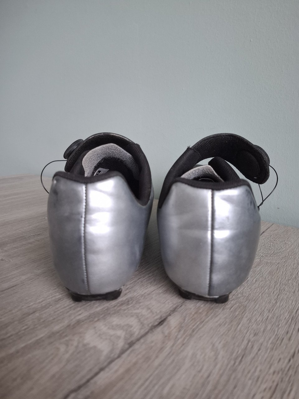 Wielrenschoenen zilver maat 44