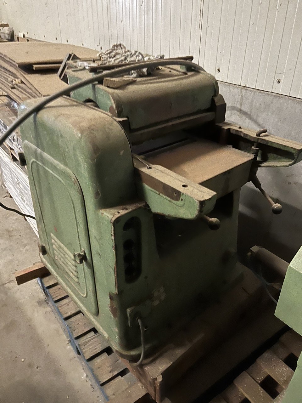 Schaaf machine vlakvandikte bank