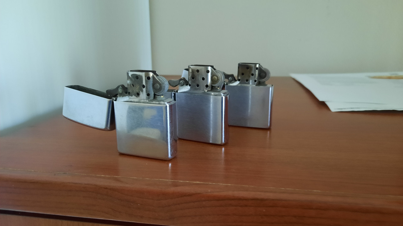 3 Zippo aansteker