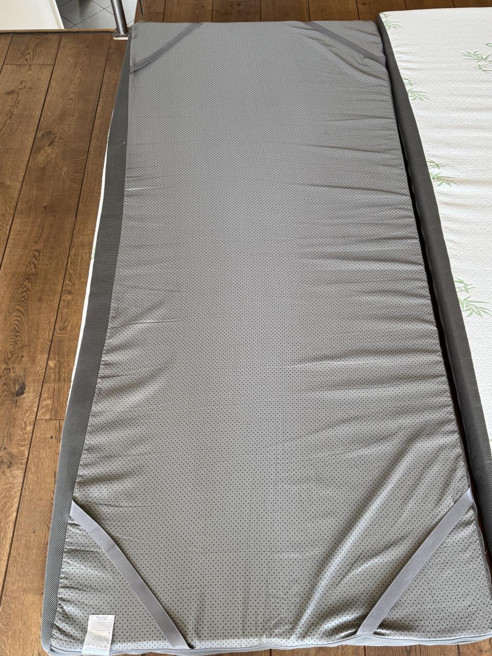 2x matras topper bamboe