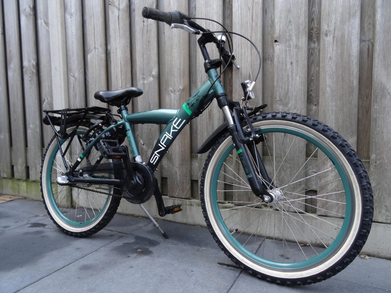 Loekie Snake Kinderfiets – 22 inch – 3 Versnellingen 🚲✨