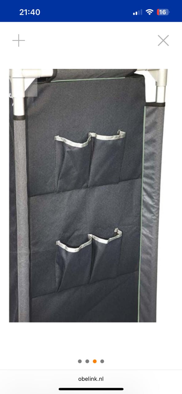 Bo-Camp Emerald hoge camping kast