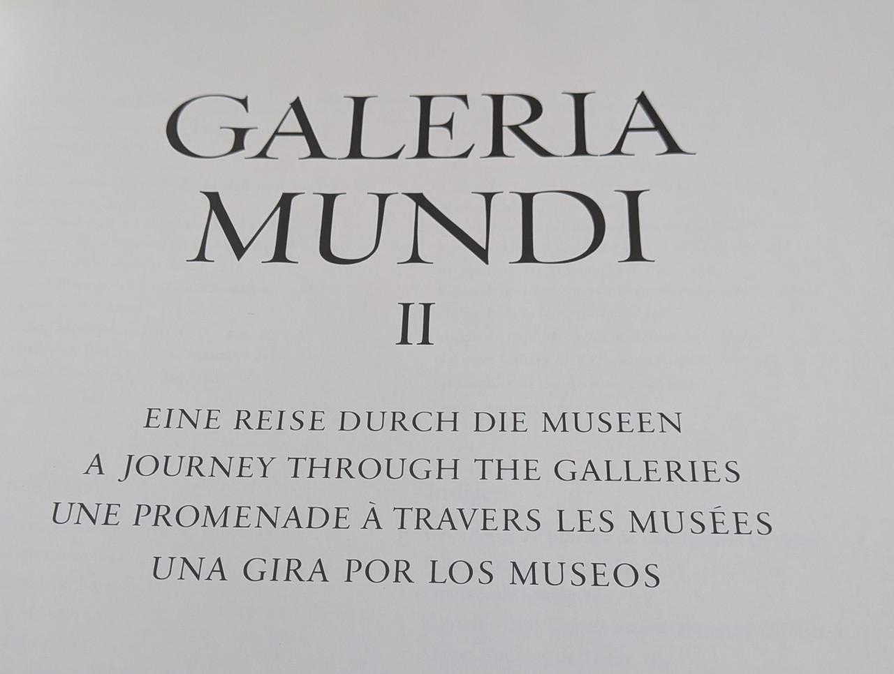 Boek Galeria Mundo II - een reis door musea