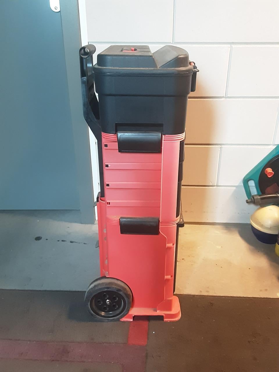 Gereedschapkastje, verrijdbaar