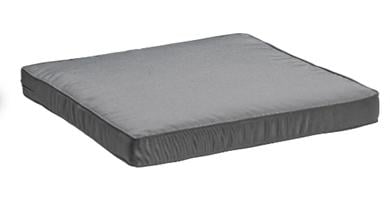 4 nieuwe lounge zitkussens - antraciet 60x60x8 cm