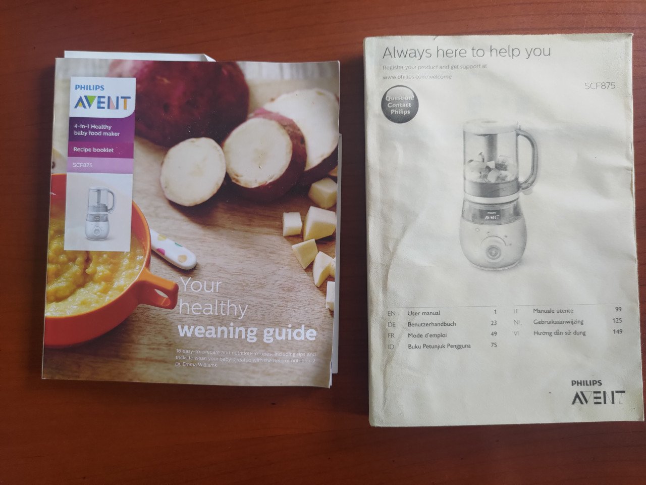 Avent 4 in 1 babyvoedingmaker