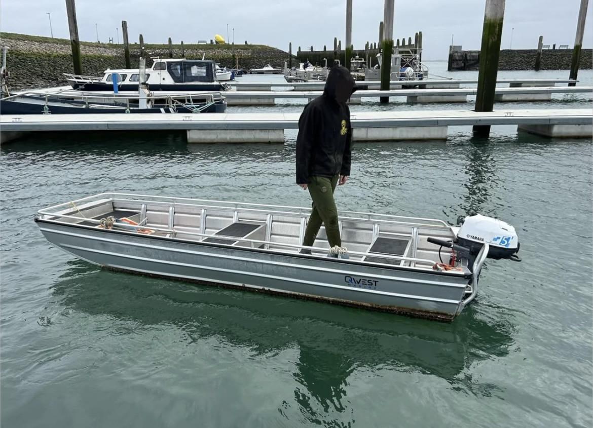 Aluminium boot met 5pk