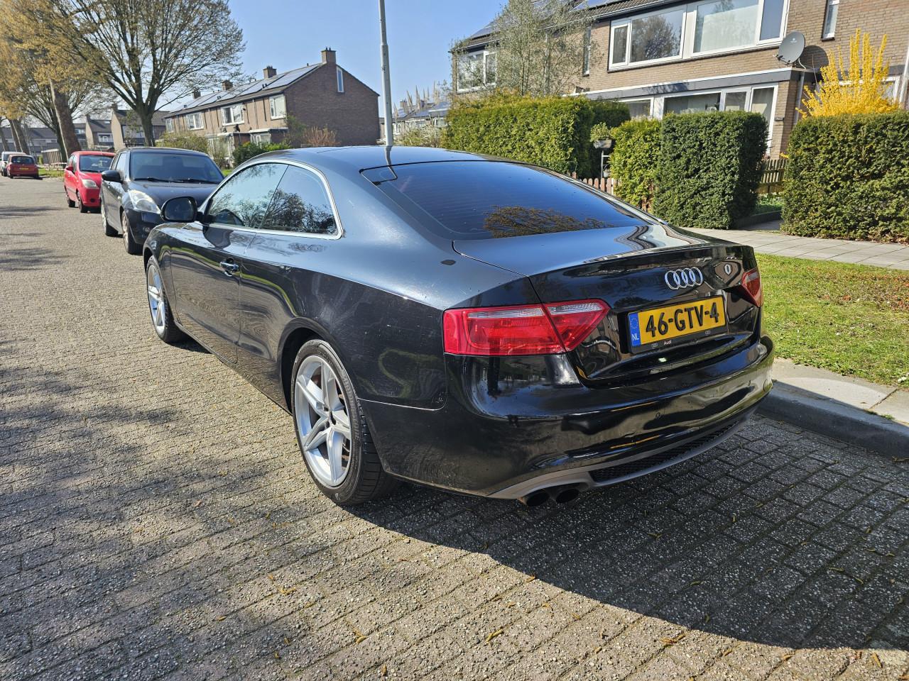 Audi A5 S-Line 1.8 TFSI Coupe (2008) – Zwart – Sportief & stijlvol