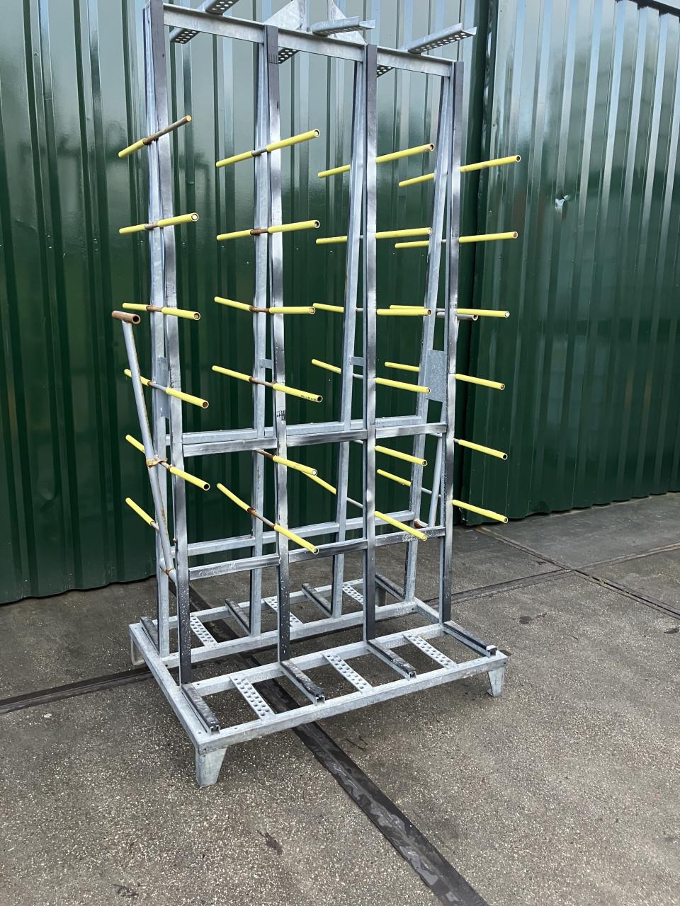 Glas of platen rek dubbel