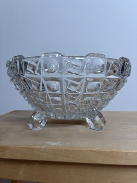 Glazen schaal 22x11 cm