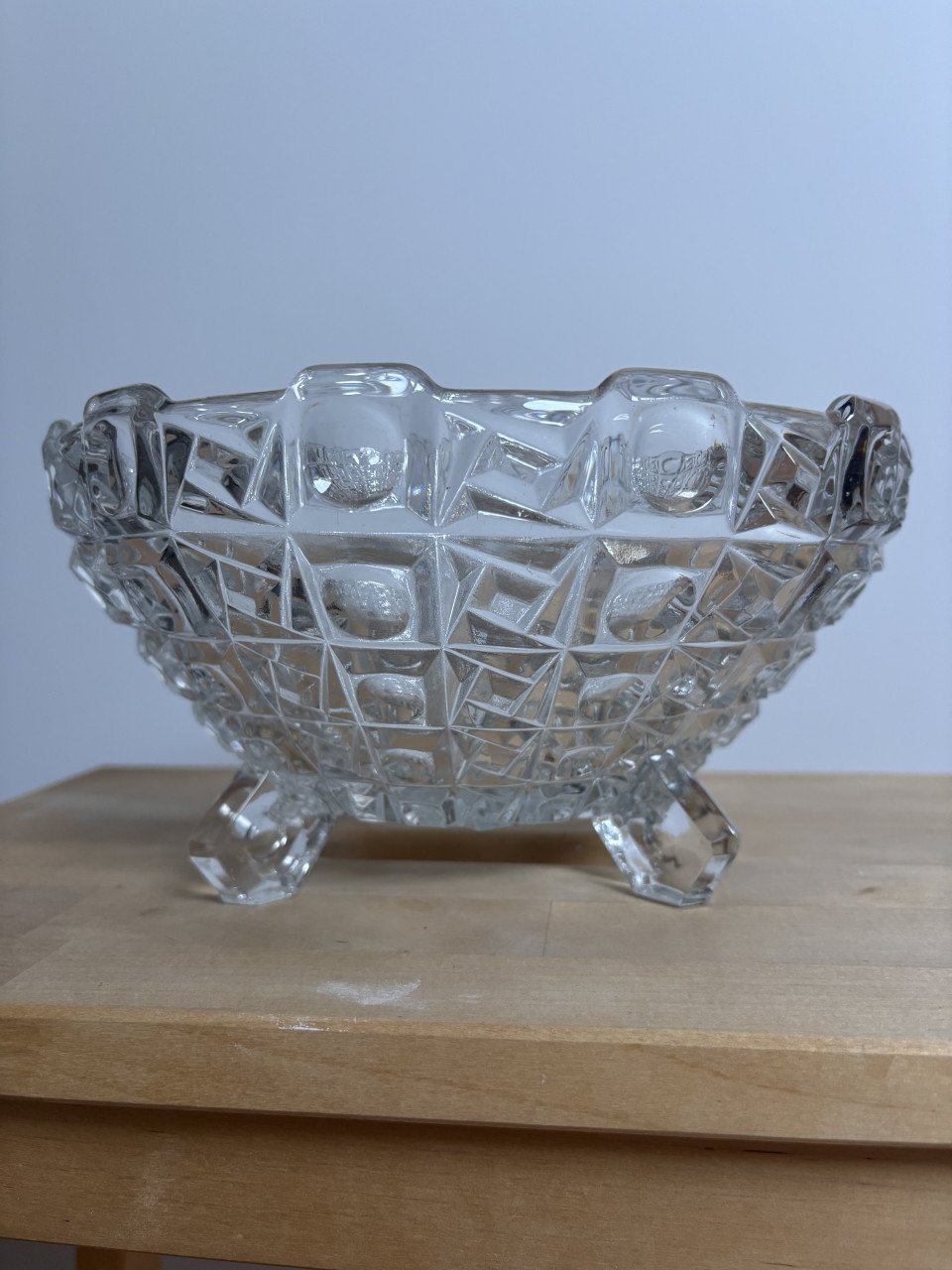Glazen schaal 22x11 cm