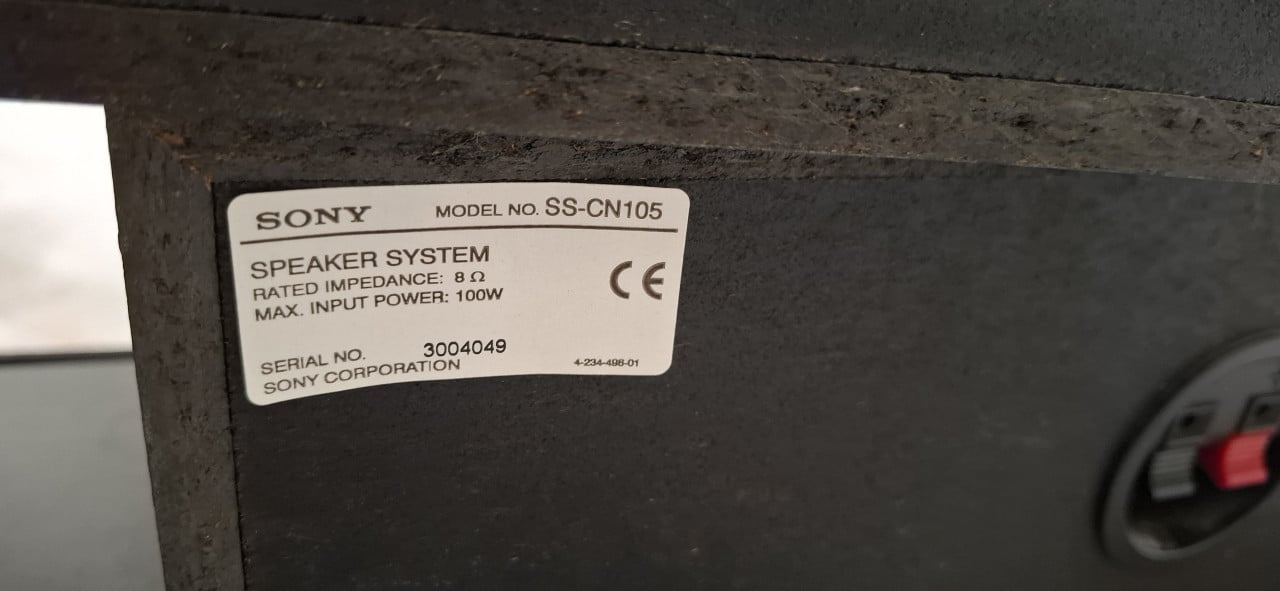 Sony speaker set