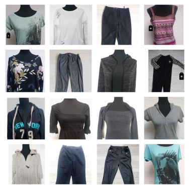 Pakket dameskleding 18 stuks maat M/L