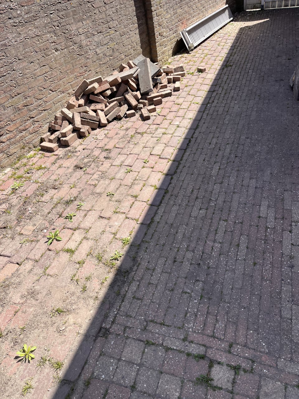 Terras tegels gratis afhalen