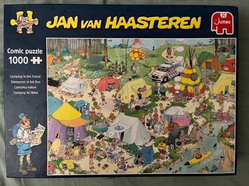 🧩 Jan van Haasteren “Kamperen in het bos”