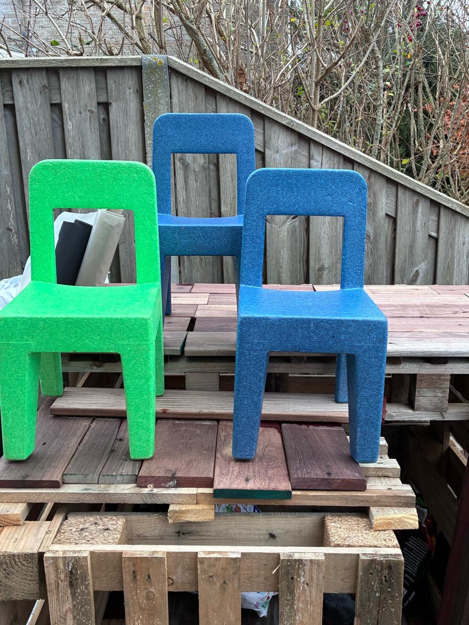 3 Seggiolina Pop kinderstoelen door Enzo