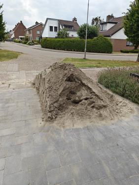 2 kuub zand (of iets meer) gratis af te halen in Arnemuiden