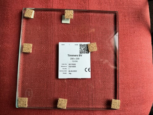 Gehard helder glas  (3 stuks)