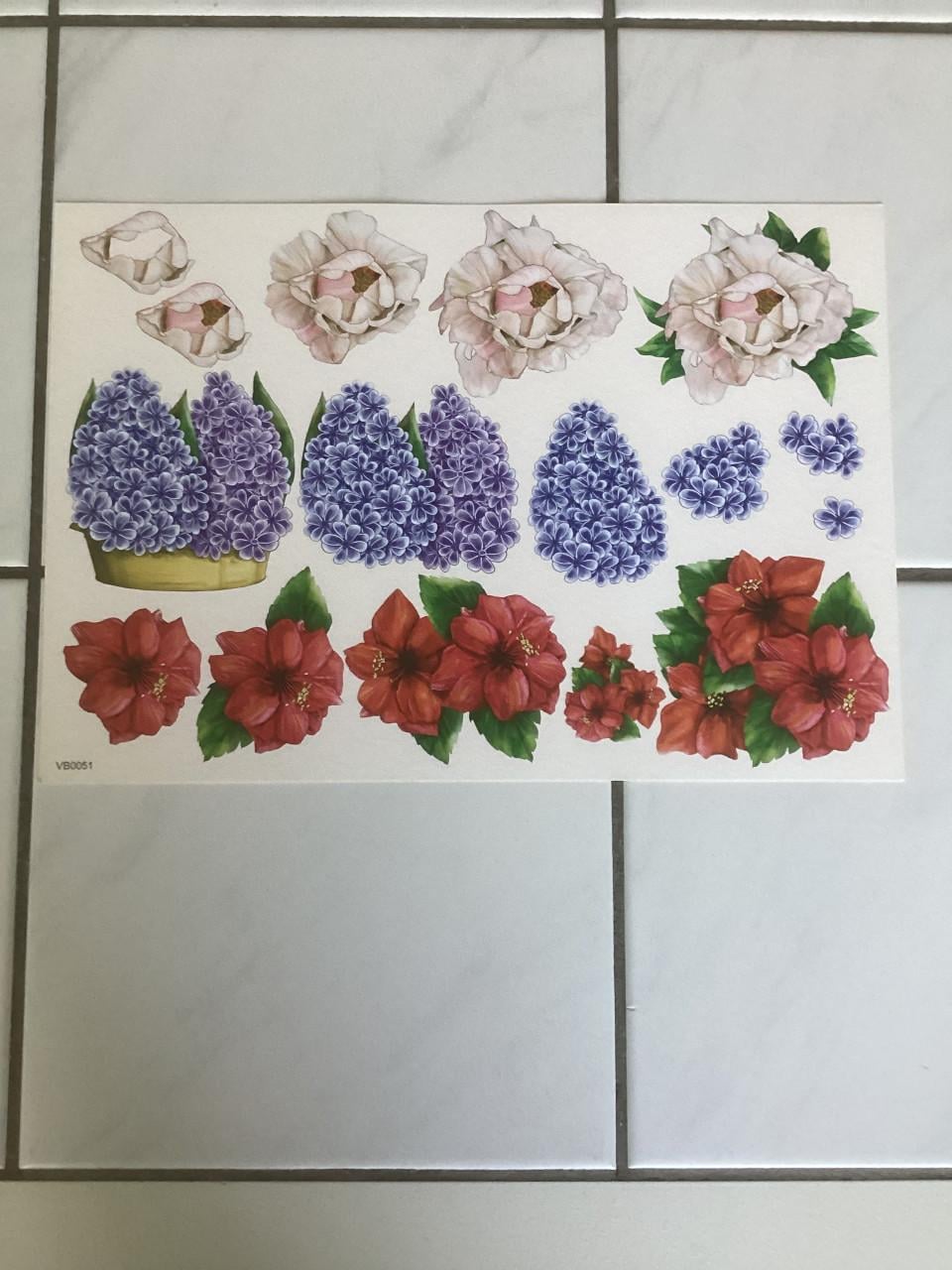 24 knipvellen bloemen