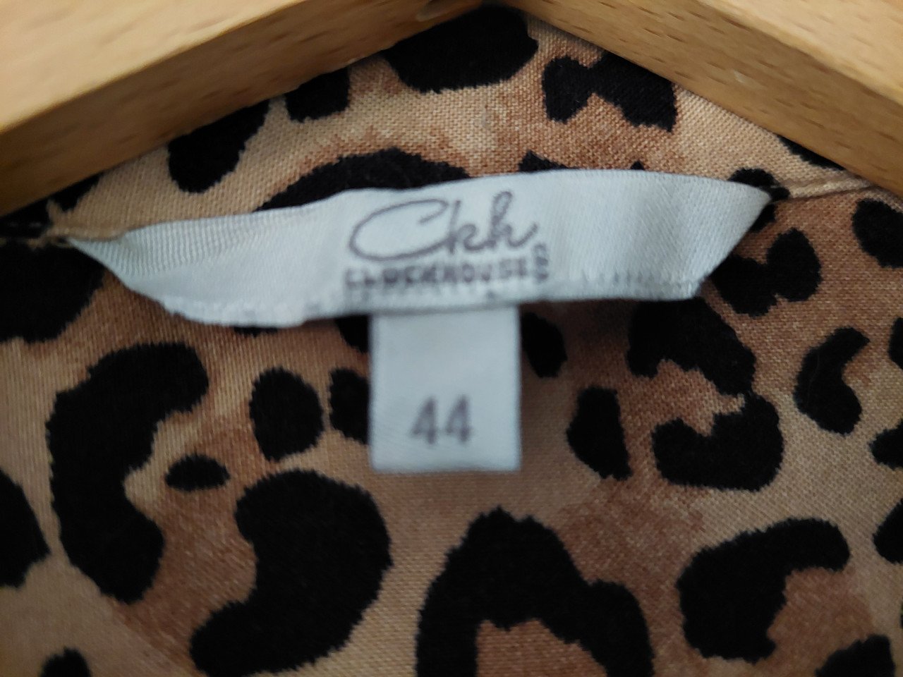 Damesblouse tijgermotief mt 44 Clockhouse