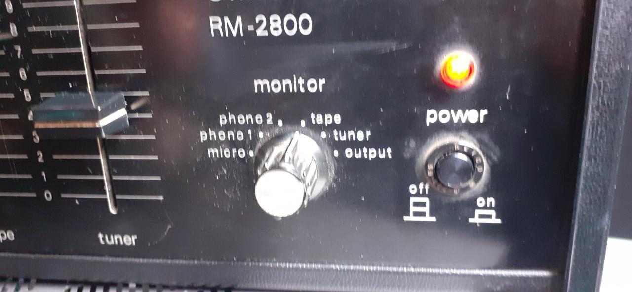 Stereo vintage mixer 6 kanaal roelofs RM-2800