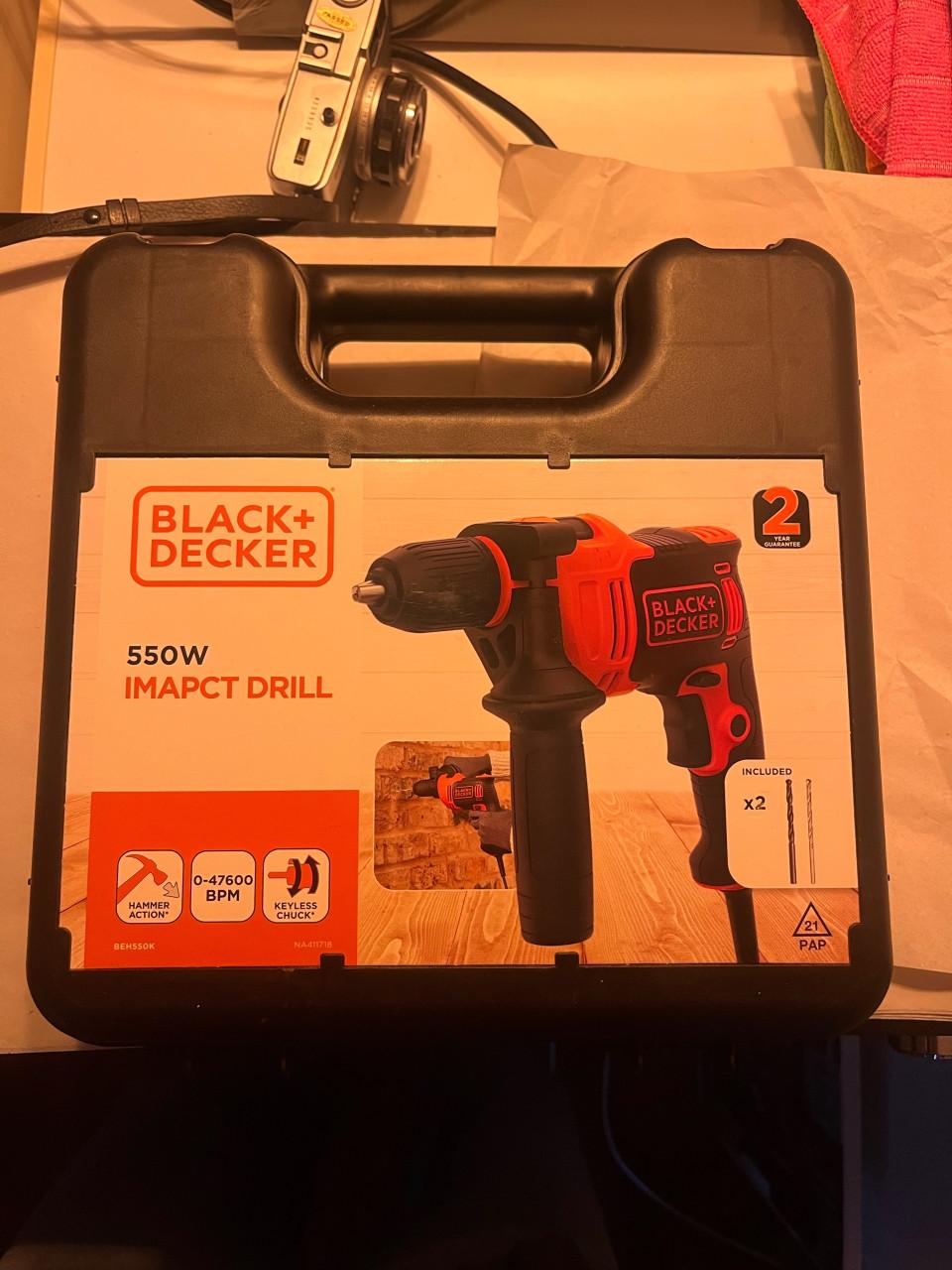 Black decker boormachine