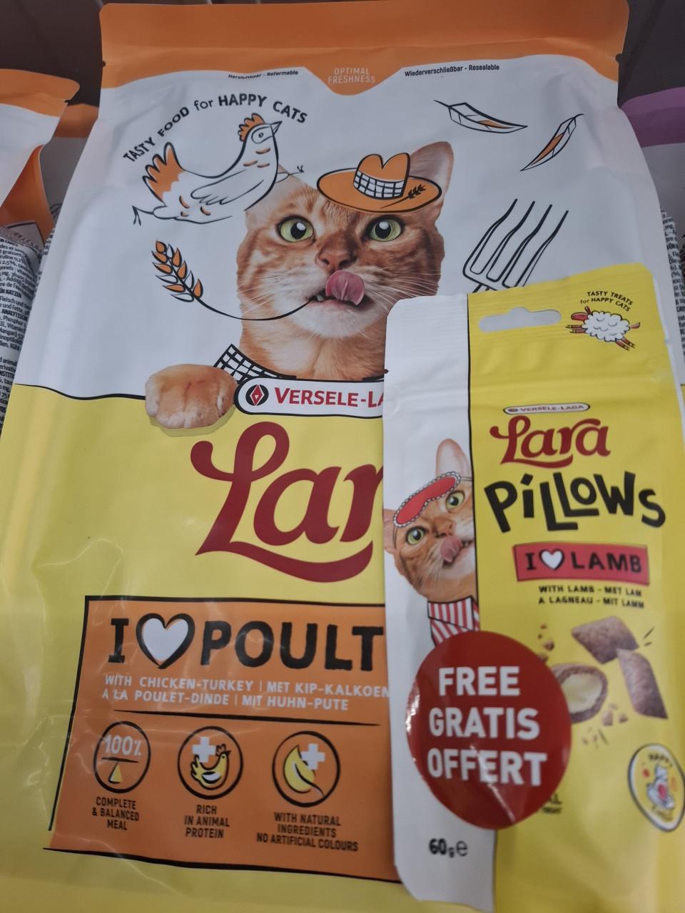 Alle lara kattenvoer, nu met gratis snoepzakje
